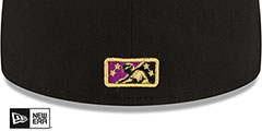 Grizzlies THEME NIGHT Black-Purple Fitted Hat by New Era - 4th View