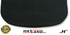 Hatland HYBRID E5-BLANK Black-Red Fitted Hat - 4th View