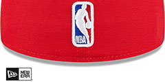 Hawks 2023 NBA DRAFT Red Fitted Hat by New Era - 4th View