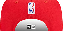 Hawks 2023 NBA DRAFT SNAPBACK Red Hat by New Era - 4th View