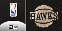 Hawks 23-24 CITY-EDITION SNAPBACK Hat by New Era - 4th View