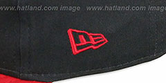 Hawks CHALK-UP HERO SNAPBACK Navy-Red Hat by New Era - 4th View