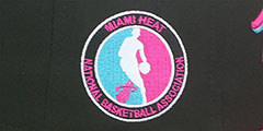 Heat MIAMI VICE SIDE-PATCH Black-Beetroot Fitted Hat by New Era - 4th View