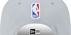 Hornets 2023 TIP OFF SNAPBACK Grey-Teal Hat by New Era - 4th View