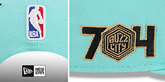 Hornets 24-25 ALTERNATE CITY-EDITION SNAPBACK Hat by New Era - 4th View