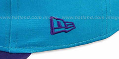 Hornets SIDE-TEAM SPIDERMAN SNAPBACK Hat by New Era - 4th View