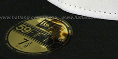 Hurley MAJOR LEAGUES White-Black Fitted Hat by New Era - 4th View