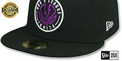 Ignite NBA G-LEAGUE Black Fitted Hat by New Era - 4th View