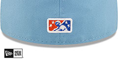 IronBirds MILB ONFIELD HOME White-Sky-Royal Fitted Hat by New Era - 4th View