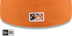 IronBirds THEME NIGHT Orange Fitted Hat by New Era - 4th View