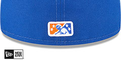 IronBirds THEME NIGHT Royal Fitted Hat by New Era - 4th View