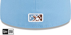 IronBirds THEME NIGHT Sky-Brown Fitted Hat by New Era - 4th View