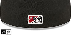 IronPigs MILB MARVEL DEFENDERS Black Fitted Hat by New Era - 4th View