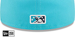 IronPigs THEME NIGHT Blue Fitted Hat by New Era - 4th View