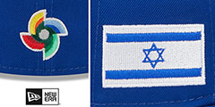 Israel 2023 WBC GAME Royal Hat by New Era - 4th View