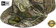 Jaguars NFL TEAM-BASIC Realtree Camo Fitted Hat by New Era - 4th View