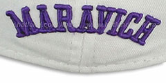 Jazz MARAVICH TEAM-UP White Fitted Hat by New Era - 4th View