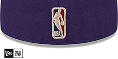 Jazz NBA CLASSIX Purple Fitted Hat by New Era - 4th View