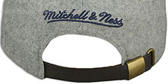 Jets 2T TAILSWEEPER STRAPBACK Grey-Navy Hat by Mitchell and Ness - 4th View