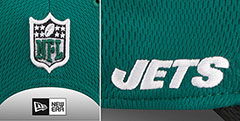 Jets DASHMARK SIDELINE SNAPBACK Green-Black Hat by New Era - 4th View