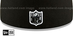 Jets NFL TEAM-BASIC Black-White Fitted Hat by New Era - 4th View