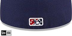 Kernels MILB MARVEL DEFENDERS Navy-Gold Fitted Hat by New Era - 4th View