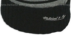 Kings HIGH-5 CIRCLE BEANIE Grey-Black by Mitchell and Ness - 4th View