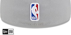 Knicks 2023 ALTERNATE NBA DRAFT Grey-Royal Fitted Hat by New Era - 4th View