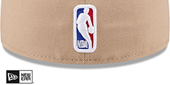 Knicks 2024 NBA DRAFT Camel-Royal Fitted Hat by New Era - 4th View