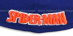 Knicks BIG WORD ACTION Royal-Orange Fitted Hat by New Era - 4th View