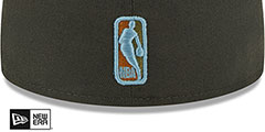 Knicks COLOR PACK MULTI Charcoal Fitted Hat by New Era - 4th View