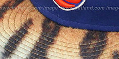 Knicks TIGER ANIMALISTIC-FUR VIZA STRAPBACK Hat by New Era - 4th View