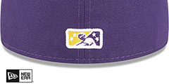 Knights THEME NIGHT Purple Fitted Hat by New Era - 4th View