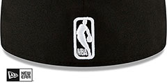 Lakers 17X MULTI CHAMPS Black-White Fitted Hat by New Era - 4th View