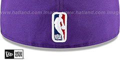 Lakers 2020 NBA TIP OFF Purple Fitted Hat by New Era - 4th View