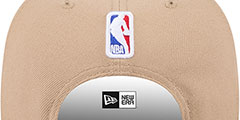 Lakers 2024 NBA DRAFT SNAPBACK Camel-Purple Hat by New Era - 4th View