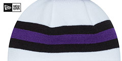 Lakers 22-23 CITY-EDITION Knit Beanie Hat by New Era - 4th View