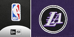 Lakers 22-23 CITY-EDITION SNAPBACK Hat by New Era - 4th View