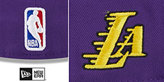 Lakers 23-24 ALTERNATE CITY-EDITION Fitted Hat by New Era - 4th View