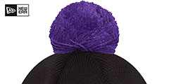 Lakers 23-24 CITY-EDITION Knit Beanie Hat by New Era - 4th View