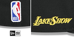 Lakers 24-25 ALTERNATE CITY-EDITION Fitted Hat by New Era - 4th View