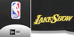 Lakers 24-25 ALTERNATE CITY-EDITION SNAPBACK Hat by New Era - 4th View