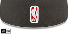 Lakers 2T COLOR PACK Charcoal-Red Fitted Hat by New Era - 4th View