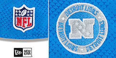 Lions 2024 NFL SIDELINE Blue Fitted Hat by New Era - 4th View