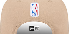 Magic 2024 NBA DRAFT SNAPBACK Camel-Black Hat by New Era - 4th View