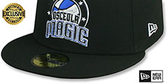 Magic NBA G-LEAGUE Black Fitted Hat by New Era - 4th View