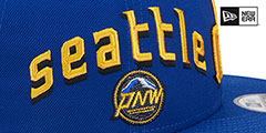 Mariners ALTERNATE CITY CONNECT SNAPBACK Hat by New Era - 4th View