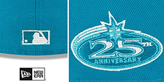 Mariners CITY FLAG VISOR CLIP SIDE-PATCH Teal Hat by New Era - 4th View