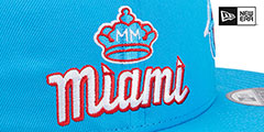 Marlins ALTERNATE CITY CONNECT SNAPBACK Hat by New Era - 4th View