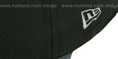 Marlins BAYCIK Black-Grey Fitted Hat by New Era - 4th View